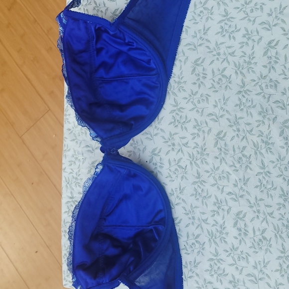 Frederick's of Hollywood underwire blue bra size 42c - Picture 7 of 8